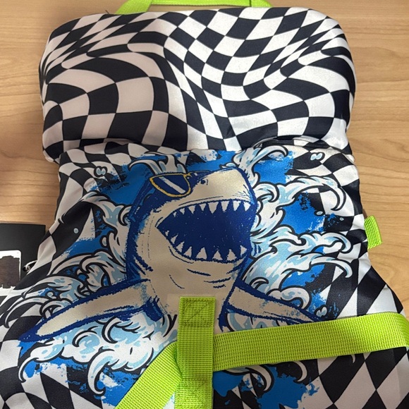 Hurley Checkered Life Vest with Neon Accents - Picture 2 of 3